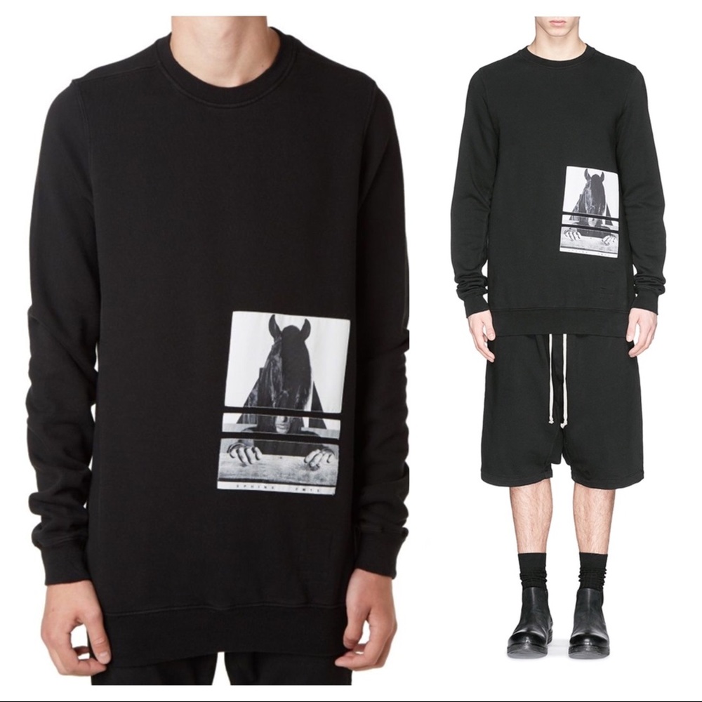 Rick Owens | Sweaters | Rick Owens 25 Sphinx Graphic Sweatshirt